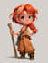 draw 2d game character for game art