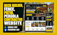 design deck builder, fence, patio, pergola contractor website google or meta ads