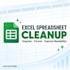 clean up, organize, and format your excel spreadsheet