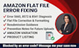 fix amazon flat file listing errors 5665, 8572, 8541, 8026 for your brand