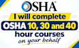 all osha training courses