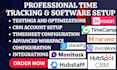 setup monitask invision billecta timecamp clockify hubstaff harvest softwares