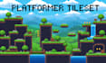 create pixel art, pixel tileset, sprite sheet, pixel animation and rpg assets