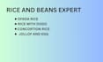 do rice and beans with stew
