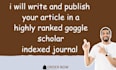 write and publish a research article in a peer reviewed indexed journal
