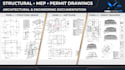 create architectural plan, structural, mep and city permit drawing plans