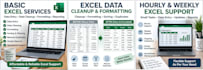 provide reliable and affordable basic excel, data entry, data clean up