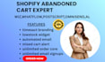 setup shopify abandoned cart recovery omnisend postscript ck whatflow wiz ai