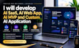 develop ai saas, ai web app, ai mvp and custom ai application