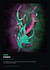 create custom dark neon digital art