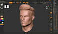 create realistic 3d head model, 3d face, printable 3d head sculpt and 3d bust