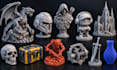 create custom 3d printable stl models and miniatures