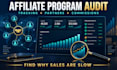 audit your affiliate program and identify why sales are low