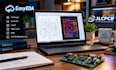 design easyeda pcb, schematic, layout and jlcpcb manufacturing files
