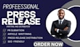 write SEO press release with PR writing press distribution and PR campaign