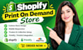 setup shopify print on demand store with printify and printful