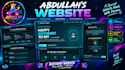 create a modern responsive HTML CSS javascript website