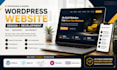 create a wordpress website local business for small business website