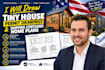 draw tiny house permit drawings and shipping container home plans