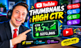 design high CTR youtube thumbnails that get clicks