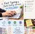 do accurate copy paste, data entry, web research and document formatting