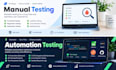 do manual, automation testing