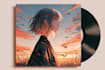 create japanese anime inspired music cover art