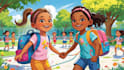 illustrate charming children book illustration
