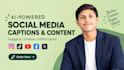 write engaging social media captions and content using ai