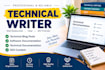 write technical blog post and software documentation