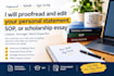 proofread and edit your personal statement, sop, or scholarship essay