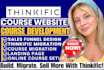 create thinkific website thinkific migration course development sales funnel