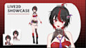 design and rig a custom live2d anime vtuber model and 2d avatar