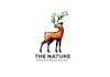 design deer mascot illustration logo