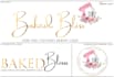 build a distinct cake, cupcake and bakery logo with premium design