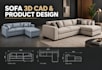 do custom sofa sectional couch modular sofa 3d cad models for furniture product