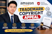 remove amazon IP complaint and write trademark copyright appeal