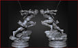do 3d character modelling, 3d sculpting, 3d printing stl file