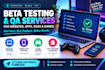 user test beta test manual test saas website app game and provide feedback