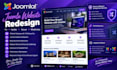redesign joomla website using yootheme pro,bug fix,update and fix malware issues