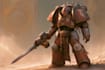 illustrate a warhammer 40k character