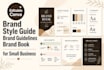 editable canva brand style guide brand guidelines brand book for small business