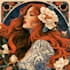 create illustrations in art nouveau style