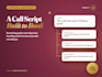 cold call scripts built to book more appointments