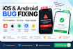 fix bugs in your ios and android app