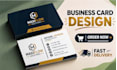 design professional business card double sided