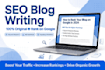 write SEO optimized blog post,translation and assignments