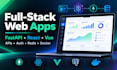 build python fastapi rest api backend for your web app with postgresql and redis
