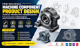 design machine components, mechanical parts, and 3d cad models