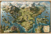 design a custom illustrated map for books games and projects